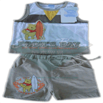 Childrens vest and shorts